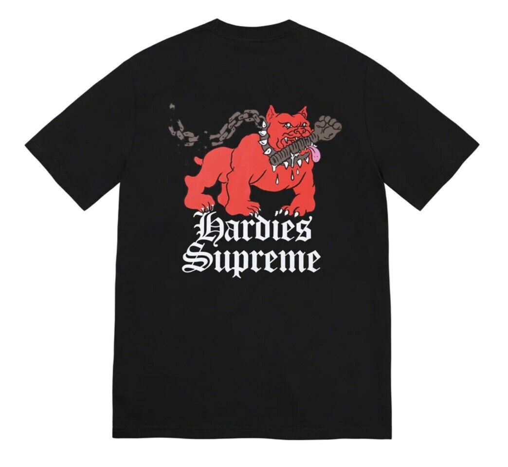 XXL - Supreme Hardies Dog Tee Black *Ready To Ship*