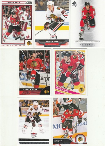 🏒 20 ANDREW SHAW different cards lot 2012 - 2021 Black Hawks Canadiens - Picture 1 of 3