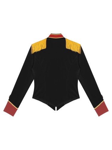 Mens Jacket Stage Coat Performance Circus Costume Gothic Uniform Party Top - Afbeelding 24 van 46