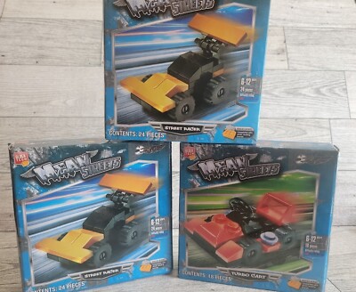 Cars  Mean Streets Block Tech 3 Building blocks  mini Sets Ages 6-12 