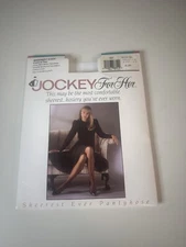 Jockey Pantyhose For Her Sheerest Ever Control Top Navy Blue Size Medium Tall