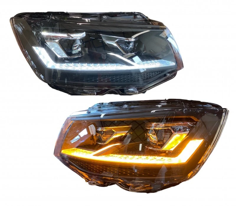 Voll Led Scheinwerfer im T6.1-Look für VW T6 Bj. 15-19 sequentieller Blinker - Bild 2 von 4