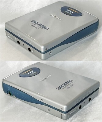 SONY WM-WX1 1995 Silver Walkman Vintage Cassette Player Made in