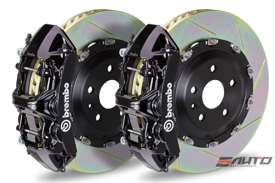 Brembo Front GT Brake BBK 6pot Black 405x34 Slot Ferrari F430 Scuderia 08-09