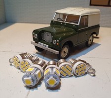 Land Rover Dash Light Bulbs Series 3 Warm White 8x LED BA7S E10 Fitting Set Kit