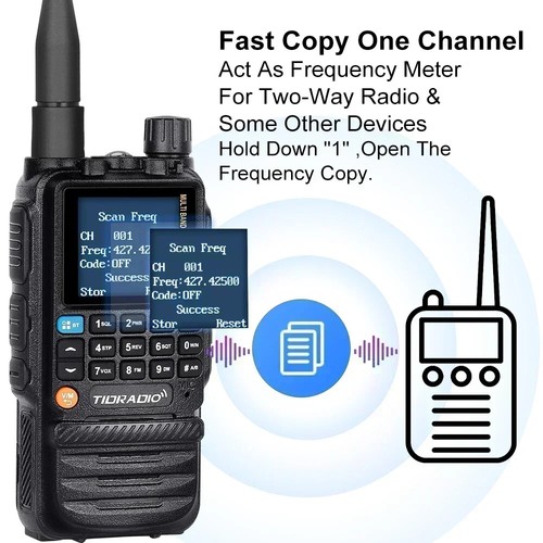 Walkie Talkie Phone APP Programowanie bezprzewodowe Dual PTT Air Band Radio dalekiego zasięgu - Zdjęcie 3 z 21