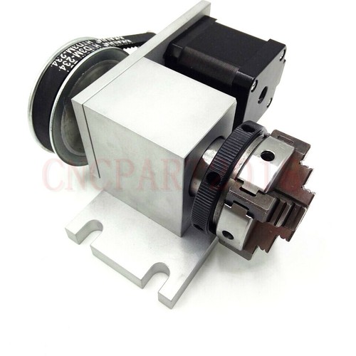 Rotational Rotary Axis A Axis 4th Axis 4Jaw Tailstock for Woodworking CNC Router - Picture 9 of 16