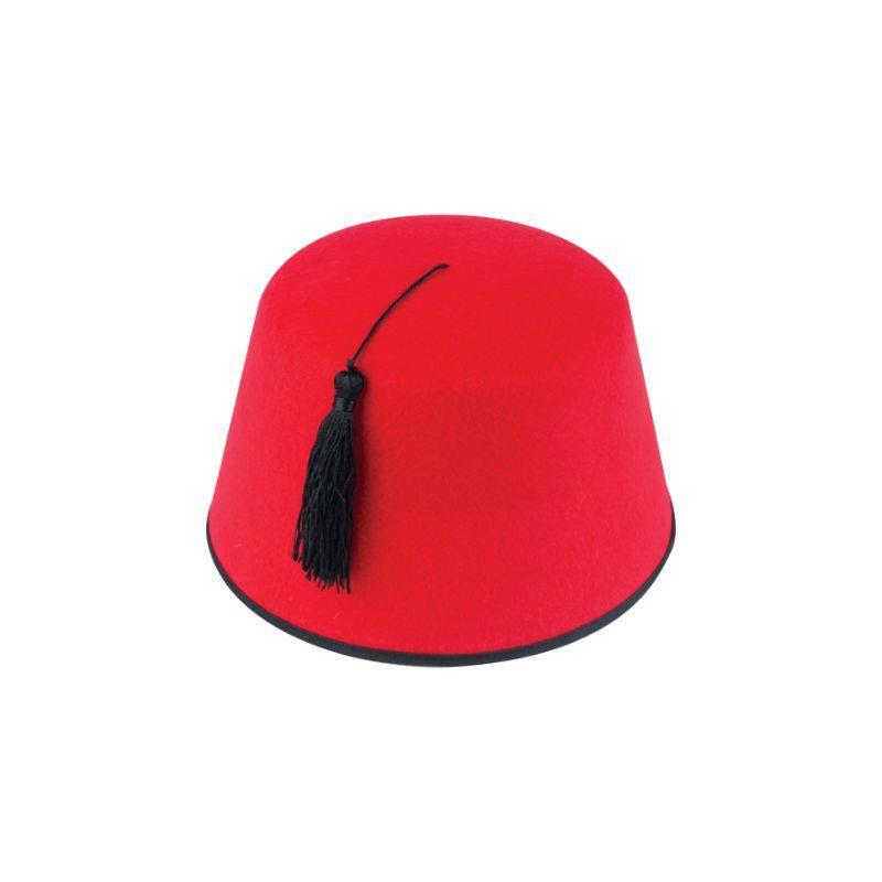Henbrandt Fez Hat Adult Fancy Dress