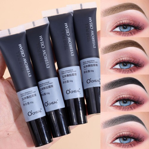 Eyebrow Color Gel Enhancers Cream Tint Dye Peel Off Eyebrow Gel Semi-permanent \ - Picture 15 of 19