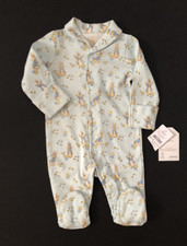 Baby Boys Peter Rabbit  Pattern Sleepsuit