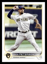 Jace Peterson 2022 Topps Update #US12 Milwaukee Brewers Baseball