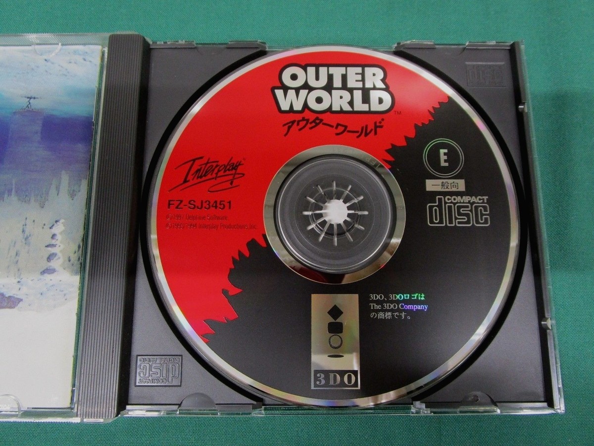 3DO Real -- Outer World -- JAPAN GAME. Panasonic. 3DO. 14642