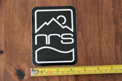 NRS Kayaking STICKER Decal BLACK New | eBay