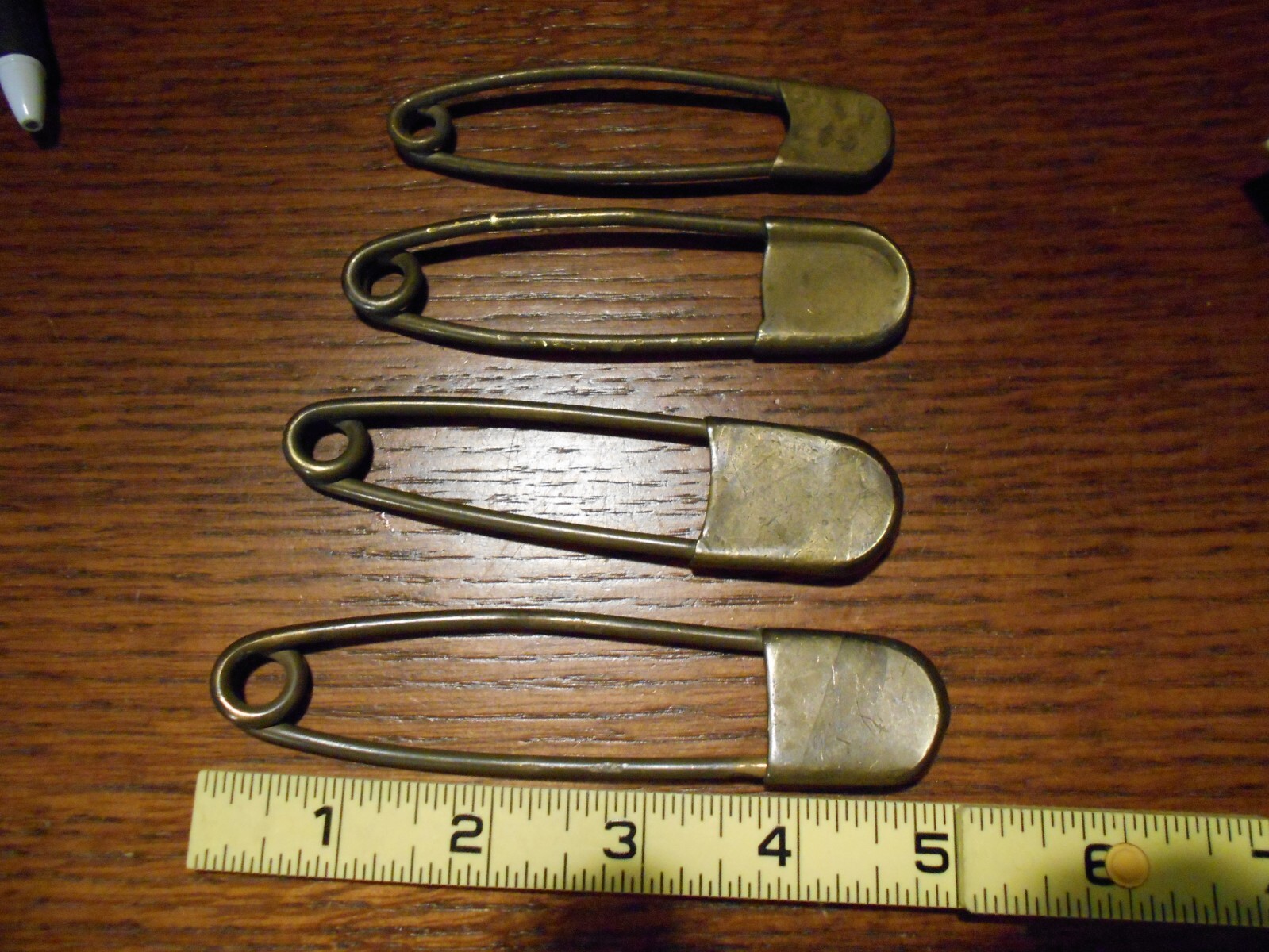 VINTAGE BRASS MILITARY HORSE BLANKET SAFETY PIN LOT OF 4 eBay