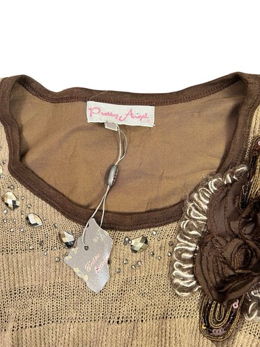 PRETTY ANGEL Layered Tunic Dress Lagenlook Boho Fairy Grunge Size L Artsy - Picture 9 of 14