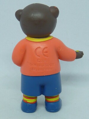 Figurine Vintage Petit Ours Brun – Ancienne, En PVC, Issue De BD/dessin Animé