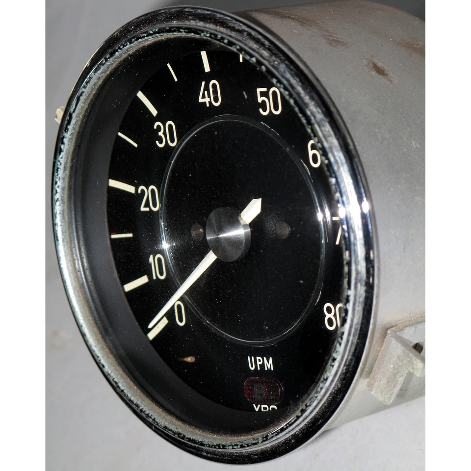 BMW E9 1968-1974 3,0 cs 2800 c tacómetro contador de revolución calibre RPM fabricante de equipos originales Foto 2 de 4