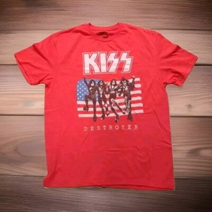 タレントグッズ USA製 KISS キス DESTROYER 20周年 バンドT Tシャツ