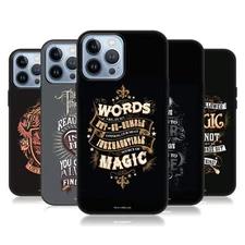 HARRY POTTER DEATHLY HALLOWS XIV BLACK SUSTAINABLE CASE FOR APPLE iPHONE PHONES