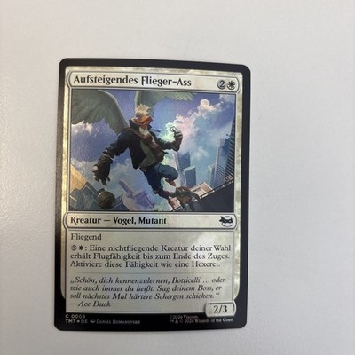 Aufsteigendes Flieger-Ass Magic The Gathering Foil C0009 Common TMT Turtles