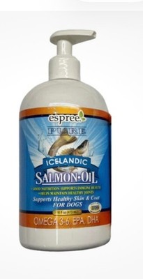 Espree Wild Salmon Oil for dogs 16 OZ 473 ml  EXP  11/26 SKIN HEALTH pump