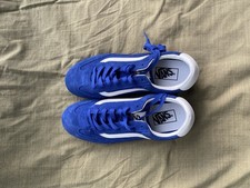 VANS Sport Mens Blue/White Low Top Lace-Up Sn...