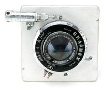 Vintage Graflex Optar 4.7/135mm Lens With Graflex 4x5" Lens Board Solenoid.