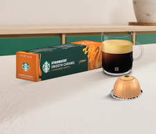 Nespresso Vertuo Starbucks Smooth Caramel 7.77 fl oz 60 Caps