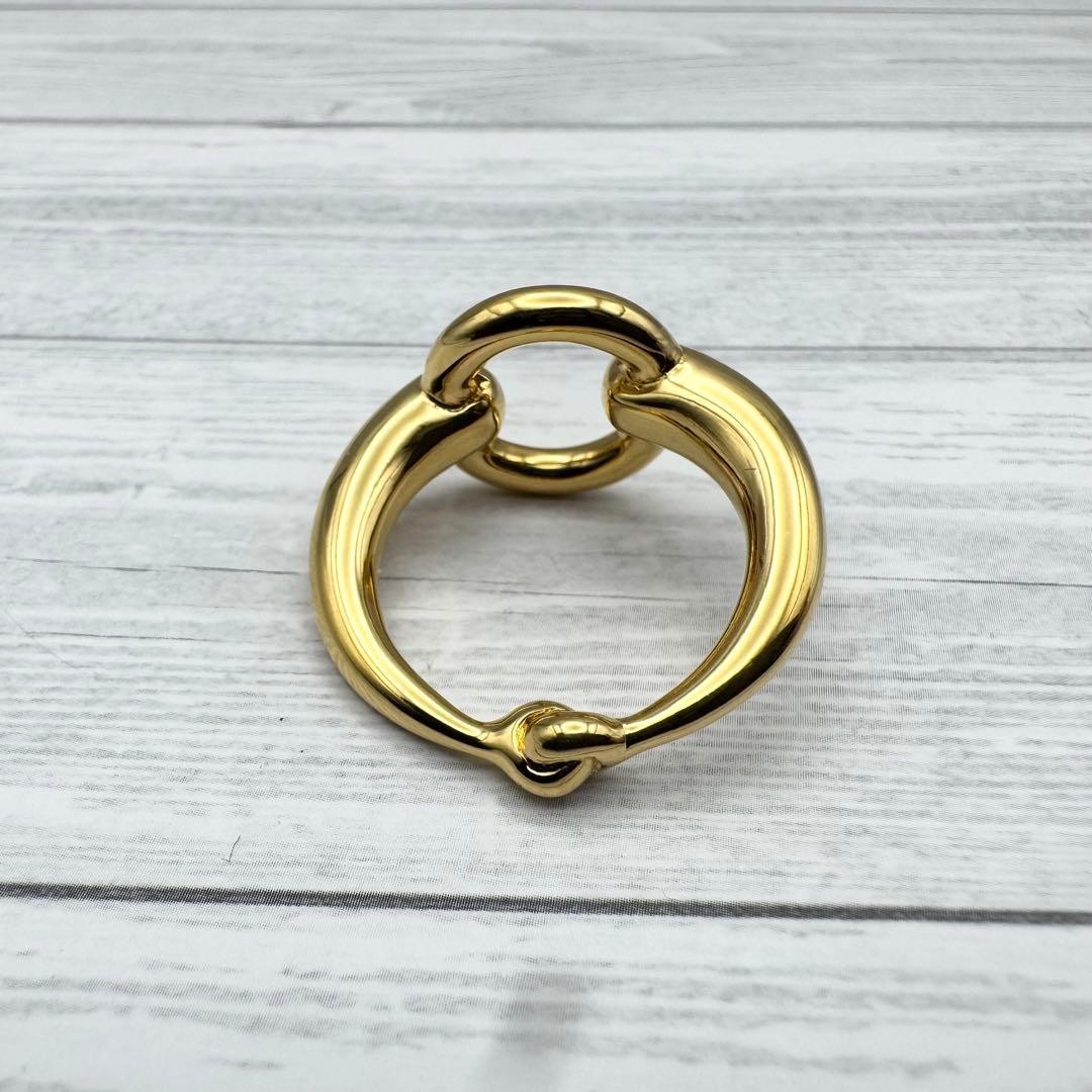 [Extremely Good Condition] Scarf Ring Moe Gold - image 3