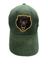 Baylor Bears Hat Cap Strap Back Green Yellow NCAA Football Mens College Russell