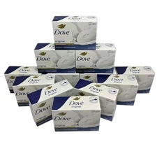Dove Soap Bar Original White Moisturizing Cream Beauty 135g, 4.75 oz x 12 Pack
