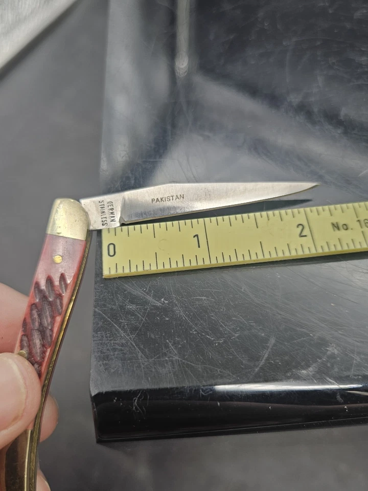 Frost Cutlery 小牙签刀不锈钢刀片合成手柄粉色 — 第 4/4 张图片