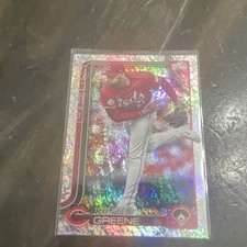 Topps 2025 Series 1 Hunter Greene #216 Cincinnati Reds Foil MLB Baseball Card