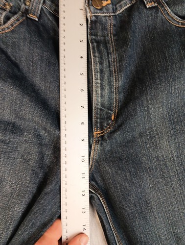 Pantalones de mezclilla Carhartt para hombre 36x34 calce relajado lavado oscuro ropa de trabajo 101483-968 - Imagen 11 de 12