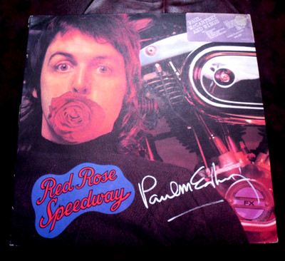 PAUL McCARTNEY Signed Red Rose Speedway LP ALBUM COA
