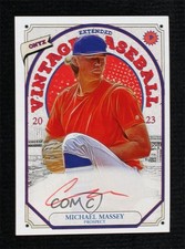 2023 Onyx Vintage Extended Auto Red Ink /25 Michael Massey #OAMM Auto 0j81