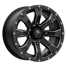 One 15x7 Msa Off-road M42 Bounty 4x137 10 Satin Black Milled Wheel Rim 112.1