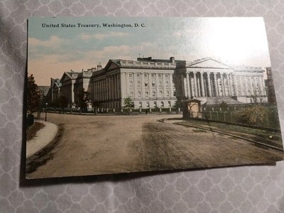 Post Card United States Treasury Washington DC Unused