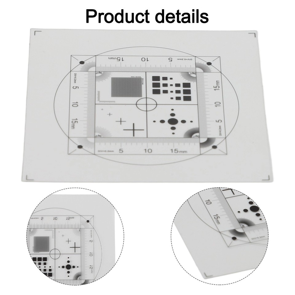 Flexible Film Micrometer 45x45mm Calibration Grid For Microscope ...