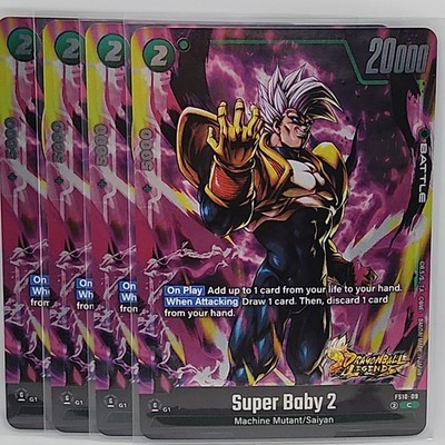 Super Baby 2 FS10-09 | C | Foil | Dragon Ball Legends Fusion World | 4x Playset 