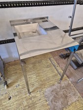 Commercial Stainless Steel Sink Unit  Prep Table – Catering Kitchen Wash Station