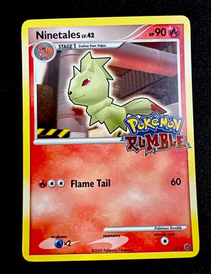 Ninetales 3/16 NM Pokemon Rumble Promo Card Near Mint | eBay