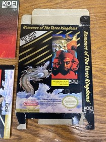 Romance of The Three Kingdoms - NES - Nintendo BOX - Manual - Poster ONLY