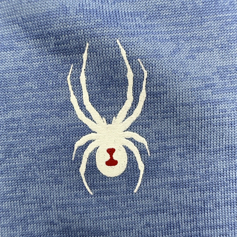 Camiseta Spyder Activewear Manga Larga Mujer M Azul Logo .#37433 Foto 2 de 4