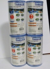 4 Intex Type A & C Pool Filter Cartridges Abo...