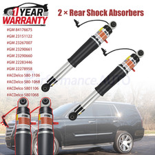84176675 2x Rear Air Shock Absorber For Escalade Suburban Tahoe Yukon Welectric