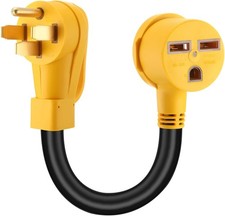 4 Prong to 3 Prong Dryer Adapter NEMA14-50P to 6-30R 240V 50 Amp Male Plug 30...