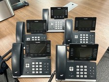 Yealink T54W IP Phones  Used - Lot of 5 Clean  Factory Reset