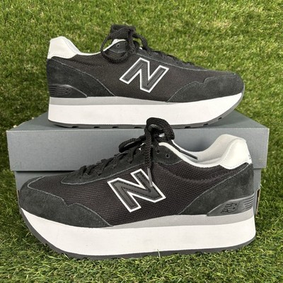 New Balance 515H Athletic Shoes Women's Size 9.5 B Black White Sneakers WL515HBK
