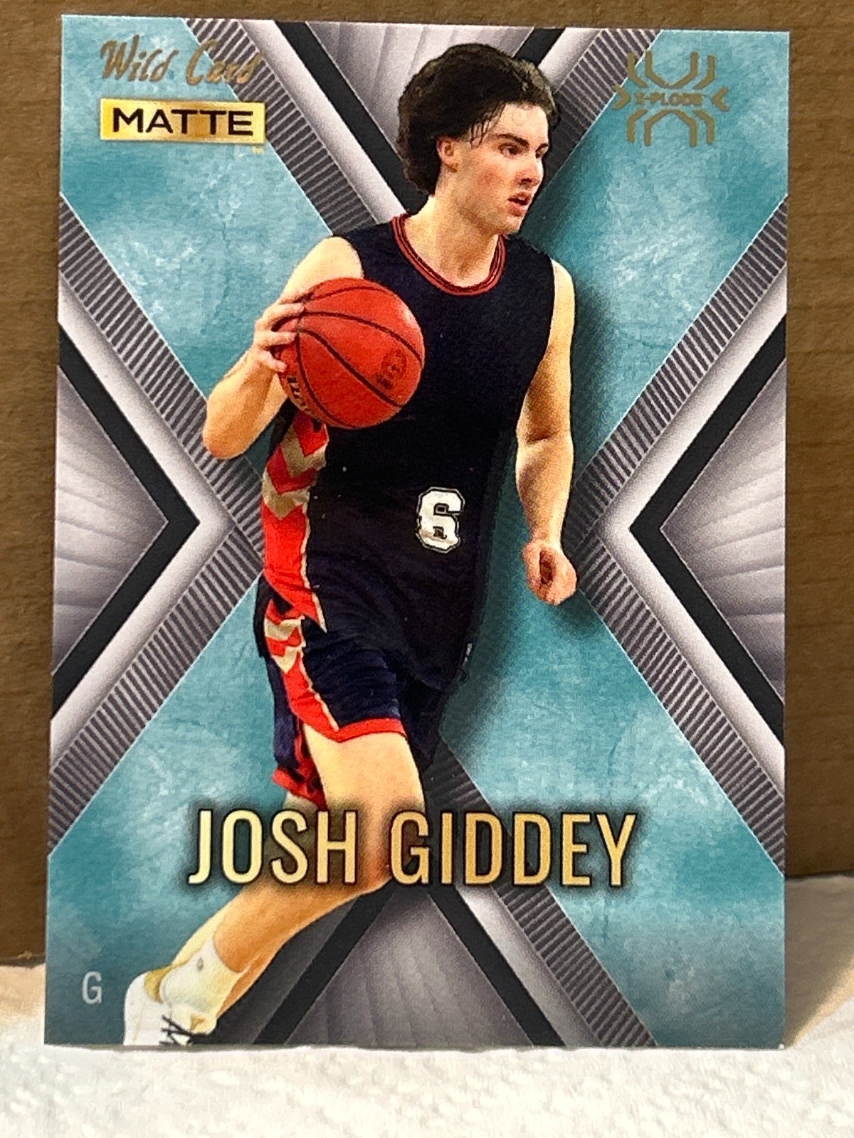 2022 Wild Card Matte Josh Giddey ROOKIE MXP-24 X-Plode Light Blue Chicago Bulls